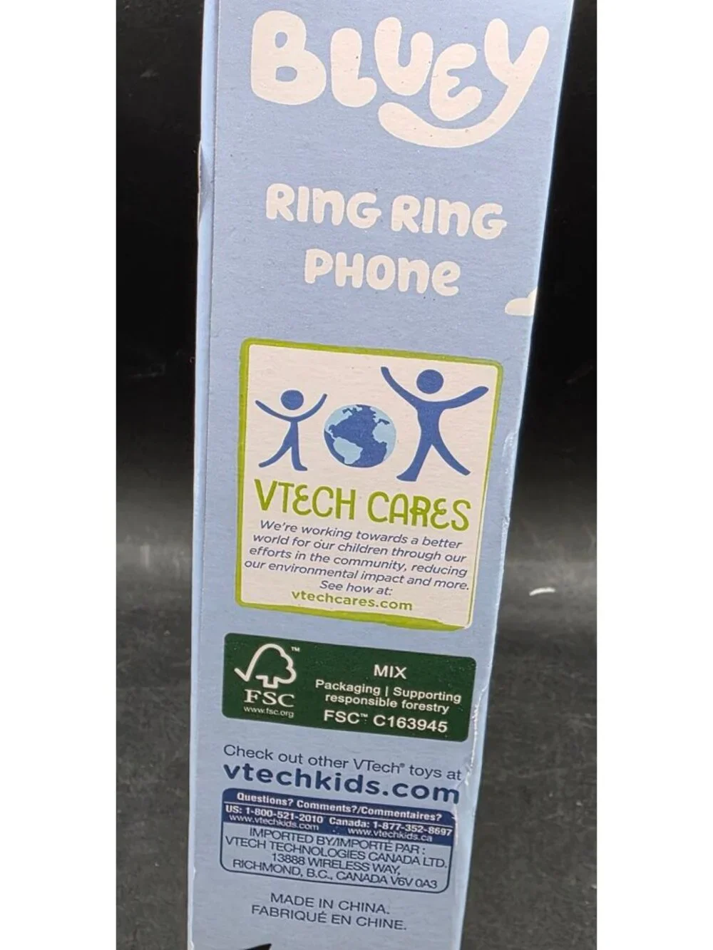 Bluey VTech Ring Ring Phone For Kids 3–6 Years With Games